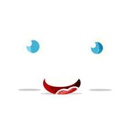 cartoon staring face N3