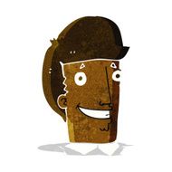 cartoon happy man N84