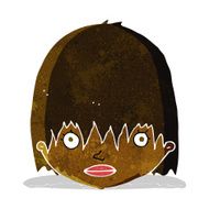 cartoon staring woman N6