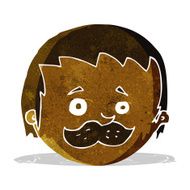 Cartoon Man With Mustache N30