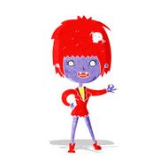Cartoon Vampire Girl N48
