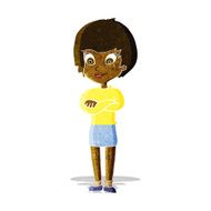cartoon proud woman N3
