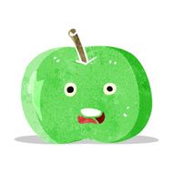 cartoon shiny apple N2