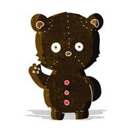 cartoon black bear cub N7