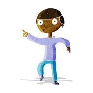 Cartoon Boy Pointing N6