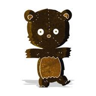 cartoon cute black bear N8