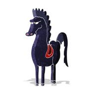 Cartoon Horse N49