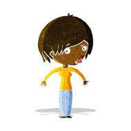 cartoon woman shrugging N9