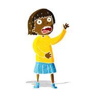 cartoon stressed out woman N6
