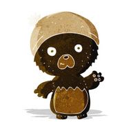 cartoon cute teddy bear in hat N3