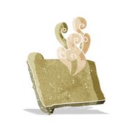 cartoon hot toast