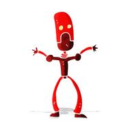 cartoon funny robot N21