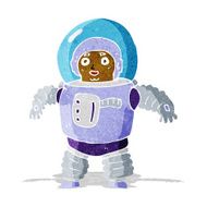 cartoon space man N21