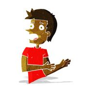 cartoon stressed man N21