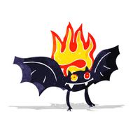 cartoon vampire bat N17