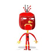 Funny Cartoon Robot N11