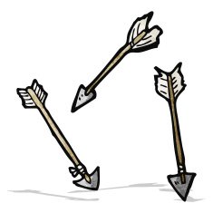 cartoon arrows