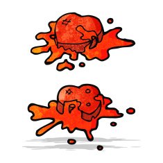 bloody hearts cartoon