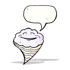 cartoon happy cloud N4