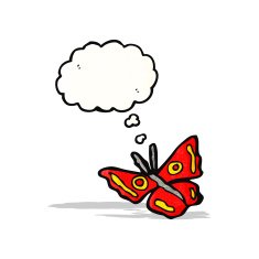 Cartoon Butterfly N58