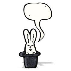 rabbit in hat cartoon N3