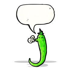 talking chili pepper cartoon