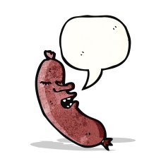 talking sausage cartoon