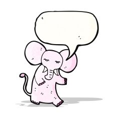 Cartoon Elephant N69