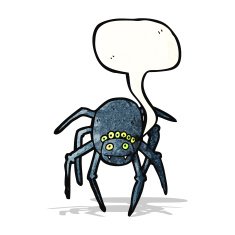 spooky spider cartoon N2