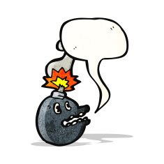 bomb with speech bubble N2