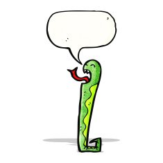 hissing snake cartoon N17