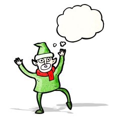 Cartoon Christmas Elf N69