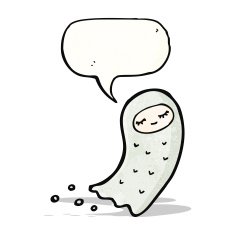 Cute Cartoon Ghost N2