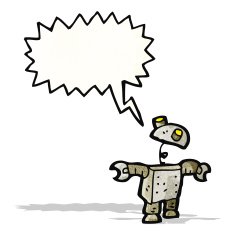 shouting robot cartoon N2