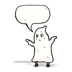 Cartoon Ghost N104