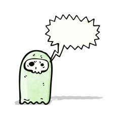 shrieking ghost cartoon N5