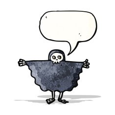 halloween ghoul cartoon