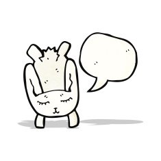 white rabbit cartoon N2