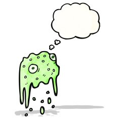 cartoon slime monster N7