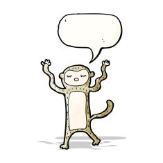 Cartoon Monkey N55