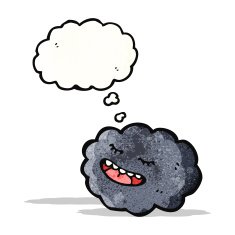 cloud with thought bubble N3