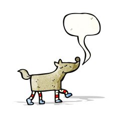 dog costume cartoon