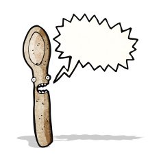 wooden spoon cartoon N2