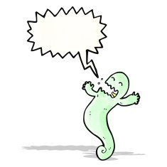 Cartoon Ghost N108