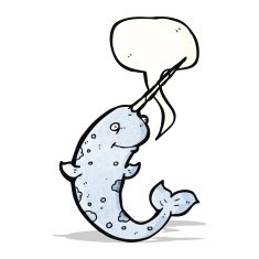 Cartoon Narwhal N9