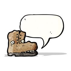 cartoon old boot N5