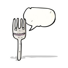 cartoon fork N9