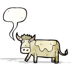 Cartoon Cow N56