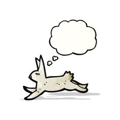 Running Hare Cartoon N2