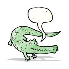 Cartoon Crocodile N37
